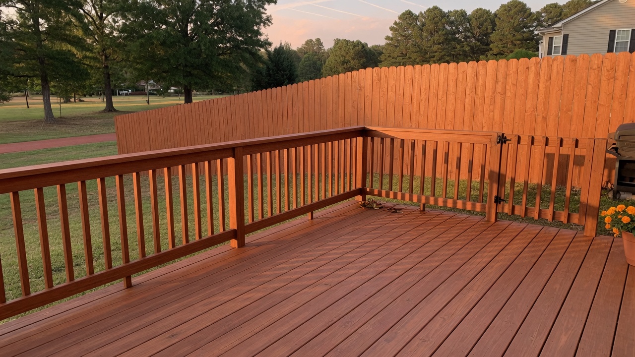 Deck stain in Marietta